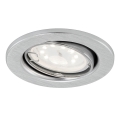 Briloner 8315-019 - LED Bathroom recessed light 1xGU10/5W/230V IP23
