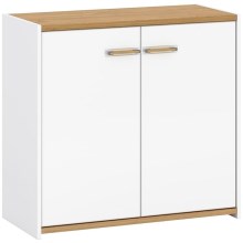 Cabinet ANTHO 85x90 cm white/brown