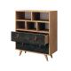 Cabinet MARCO 85,6x70 cm anthracite/brown