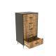Cabinet PLANET 95x50 cm brown/anthracite