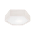 Ceiling light HEX 1xE27/60W/230V d. 32 cm pine white