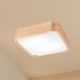Ceiling light NATURAL SQUARE 2xE27/15W/230V 35x35 cm pine