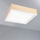 Ceiling light NATURAL SQUARE 4xE27/15W/230V 39x39 cm pine/white