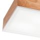 Ceiling light OAK SQUARE 2xE27/15W/230V 31x31 cm oak/white