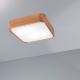 Ceiling light OAK SQUARE 2xE27/15W/230V 35x35 cm oak