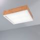 Ceiling light OAK SQUARE 4xE27/15W/230V 39x39 cm oak/white