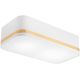 Ceiling light SIRJA SQUARE STRIPE 2xE27/15W/230V white/gold