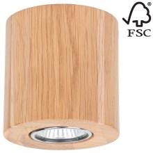 Ceiling light WOODDREAM 1xGU10/6W/230V oak - FSC certified