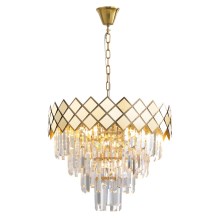 Chandelier on a chain CARISMA 9xE14/40W/230V gold
