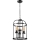 Chandelier on a chain CONSTANTINE 3xE27/60W/230V black