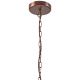 Chandelier on a chain GINA 3xE27/60W/230V brown
