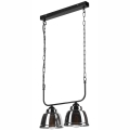 Chandelier on a chain MARIO 2xE27/60W/230V chrome