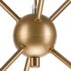 Chandelier on a pole RUBBY BALL 6xG9/5W/230V gold