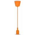 Chandelier on a string 1xE27/60W/230V orange
