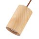 Chandelier on a string 1xGU10/10W/230V ash/solid wood brown
