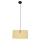 Chandelier on a string ALBA 1xE27/60W/230V d. 40 cm rattan/black