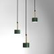 Chandelier on a string ARENA 3xGX53/11W/230V green/gold