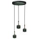 Chandelier on a string ARENA 3xGX53/11W/230V green/gold