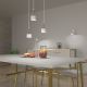 Chandelier on a string ARENA 3xGX53/11W/230V white/gold