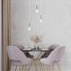 Chandelier on a string ARENA 3xGX53/11W/230V white/gold
