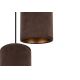Chandelier on a string AVALO 3xE27/60W/230V d. 35 cm brown/copper