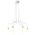 Chandelier on a string BASSO 6xE27/40W/230V white