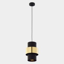 Chandelier on a string CALISTO 1xE27/15W/230V gold/black
