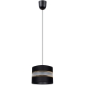 Chandelier on a string CORAL 1xE27/60W/230V black