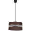 Chandelier on a string CORAL 1xE27/60W/230V d. 40 cm brown