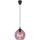 Chandelier on a string CUBUS 1xE27/60W/230V pink