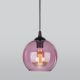Chandelier on a string CUBUS 1xE27/60W/230V pink
