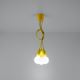 Chandelier on a string DIEGO 3xE27/60W/230V yellow