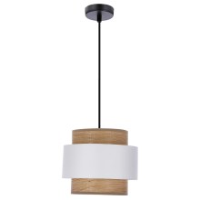 Chandelier on a string FORNI 1xE27/40W/230V brown/white
