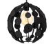 Chandelier on a string GAIA 3xE27/60W/230V black/brown
