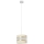 Chandelier on a string HELEN 1xE27/60W/230V d. 20 cm cream/golden