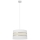 Chandelier on a string HELEN 1xE27/60W/230V d. 35 cm white/golden