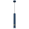 Chandelier on a string JOKER 1xGU10/25W/230V blue