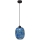 Chandelier on a string MARLBE 1xE27/60W/230V blue