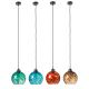 Chandelier on a string MARLBE 1xE27/60W/230V turquoise