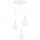 Chandelier on a string MIROS 3xE27/60W/230V round white