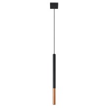 Chandelier on a string MOSAIC 1xG9/12W/230V black/copper