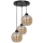 Chandelier on a string SOFIA 3xE27/60W/230V brown
