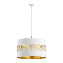 Chandelier on a string TAGO 1xE27/25W/230V white/gold