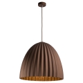 Chandelier on a string TELMA 1xE27/60W/230V d. 50 cm brown/gold