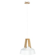 Chandelier on a string TRIXI 1xE27/60W/230V white/brown