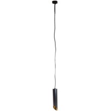 Chandelier on a string VALDA 1xGU10/60W/230V 132 cm black