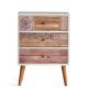 Chest of drawers LIZA 68x50 white/brown
