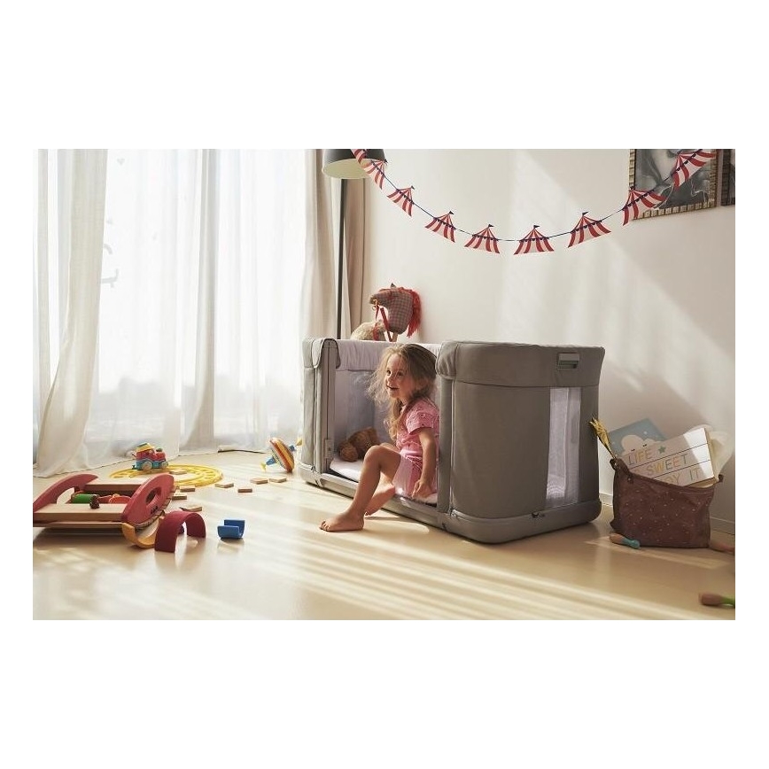 Chicco Baby crib NEXT2ME FOREVER light grey Lamps4sale
