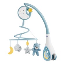 Chicco - Crib mobile with melody 3in1 NEXT2DREAMS 3xAA blue