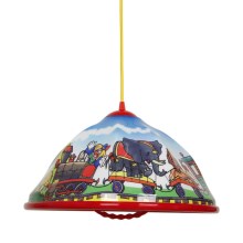 Children's chandelier on a string AKRYL DZ 1xE27/60W circus/red